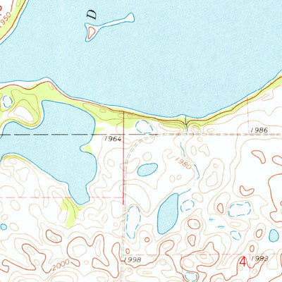 United States Geological Survey Drywood Lakes, SD (1970, 24000-Scale) digital map