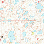United States Geological Survey Drywood Lakes, SD (1970, 24000-Scale) digital map