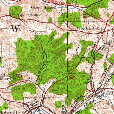 United States Geological Survey Du Bois, PA (1922, 62500-Scale) digital map