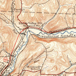 United States Geological Survey Du Bois, PA (1924, 62500-Scale) digital map