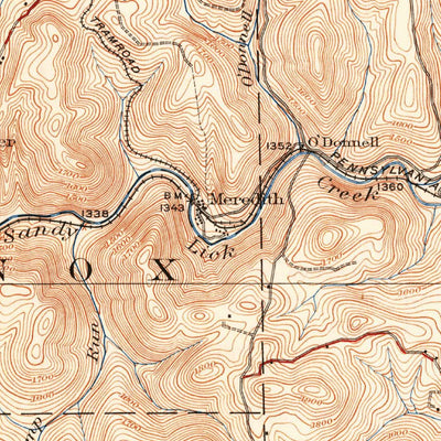 United States Geological Survey Du Bois, PA (1924, 62500-Scale) digital map