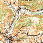 United States Geological Survey Du Bois, PA (1944, 62500-Scale) digital map