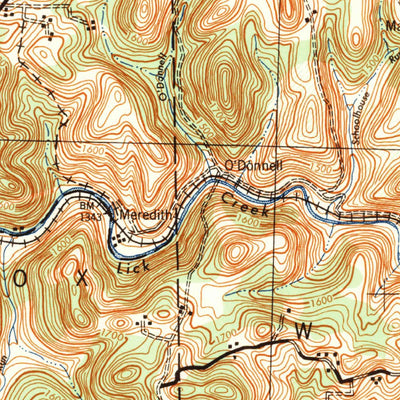 United States Geological Survey Du Bois, PA (1944, 62500-Scale) digital map