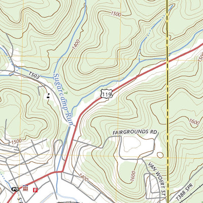 United States Geological Survey Du Bois, PA (2023, 24000-Scale) digital map