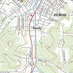 United States Geological Survey Du Bois, PA (2023, 24000-Scale) digital map
