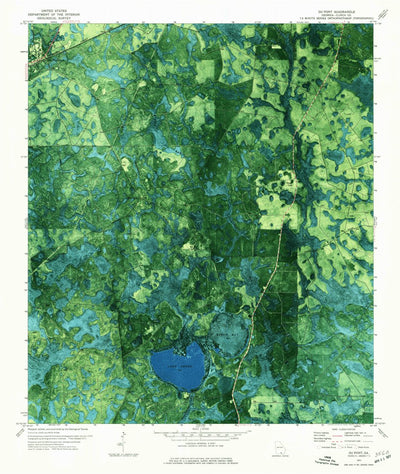 United States Geological Survey Du Pont, GA (1971, 24000-Scale) digital map