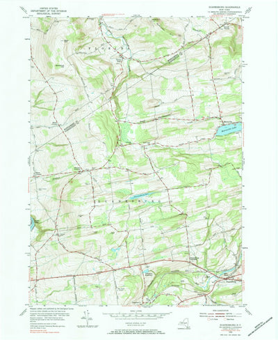 United States Geological Survey Duanesburg, NY (1954, 24000-Scale) digital map