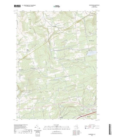 United States Geological Survey Duanesburg, NY (2023, 24000-Scale) digital map