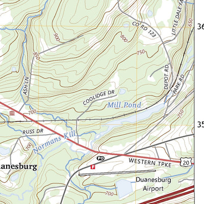 United States Geological Survey Duanesburg, NY (2023, 24000-Scale) digital map