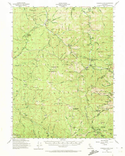 United States Geological Survey Dubakella Mountain, CA (1954, 62500-Scale) digital map