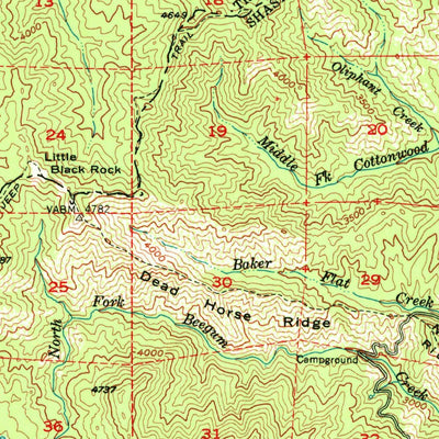 United States Geological Survey Dubakella Mountain, CA (1954, 62500-Scale) digital map