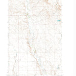 United States Geological Survey Dubbe Reservoir, MT (1972, 24000-Scale) digital map