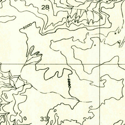 United States Geological Survey Dubinky Wash, UT (1952, 24000-Scale) digital map