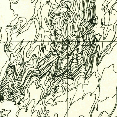 United States Geological Survey Dubinky Wash, UT (1952, 24000-Scale) digital map