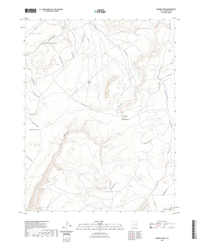 United States Geological Survey Dubinky Wash, UT (2023, 24000-Scale) digital map