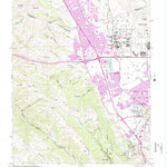 United States Geological Survey Dublin, CA (1961, 24000-Scale) digital map