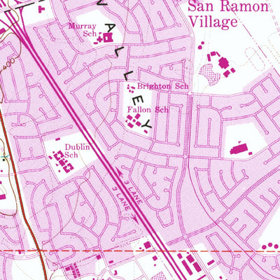 United States Geological Survey Dublin, CA (1961, 24000-Scale) digital map