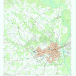 United States Geological Survey Dublin, GA (1974, 24000-Scale) digital map