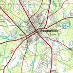 United States Geological Survey Dublin, GA (1981, 100000-Scale) digital map