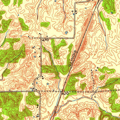 United States Geological Survey Dublin, KY (1952, 24000-Scale) digital map