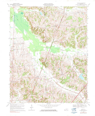 United States Geological Survey Dublin, KY (1969, 24000-Scale) digital map