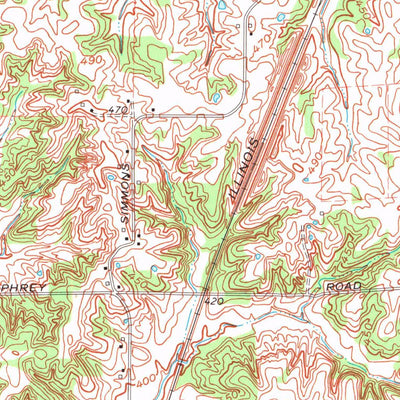 United States Geological Survey Dublin, KY (1969, 24000-Scale) digital map
