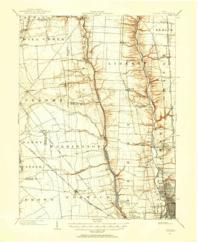 United States Geological Survey Dublin, OH (1901, 62500-Scale) digital map