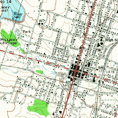 United States Geological Survey Dublin, TX (1965, 24000-Scale) digital map
