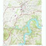 United States Geological Survey Dublin, VA (1965, 24000-Scale) digital map