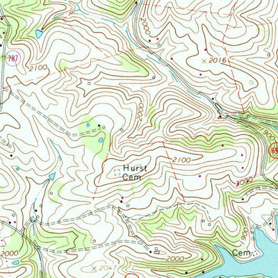 United States Geological Survey Dublin, VA (1965, 24000-Scale) digital map