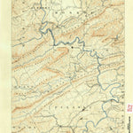 United States Geological Survey Dublin, VA-WV (1890, 125000-Scale) digital map