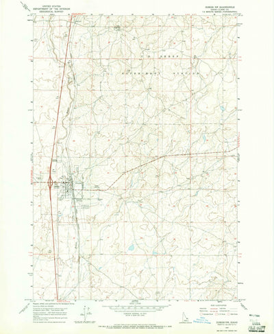 United States Geological Survey Dubois, ID (1964, 24000-Scale) digital map