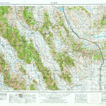 United States Geological Survey Dubois, ID-MT (1955, 250000-Scale) digital map