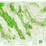 United States Geological Survey Dubois, ID-MT (1958, 250000-Scale) digital map