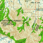 United States Geological Survey Dubois, ID-MT (1958, 250000-Scale) digital map