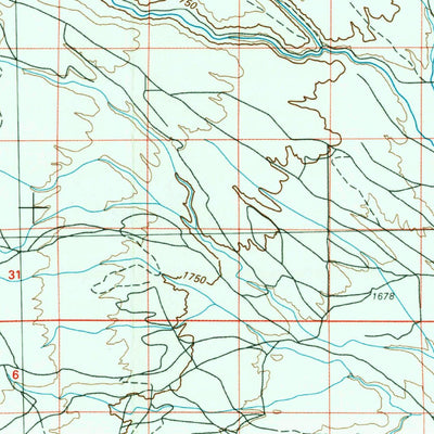 United States Geological Survey Dubois, ID-MT (1983, 100000-Scale) digital map