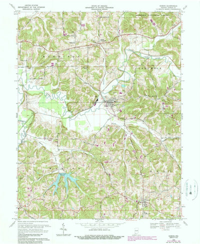 United States Geological Survey Dubois, IN (1969, 24000-Scale) digital map