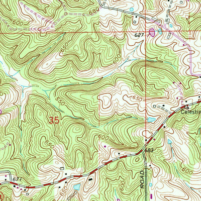 United States Geological Survey Dubois, IN (1969, 24000-Scale) digital map