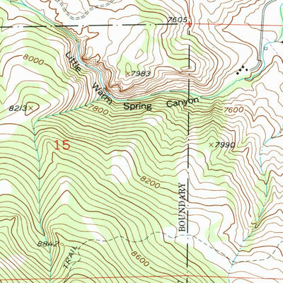 United States Geological Survey Dubois, WY (1956, 24000-Scale) digital map