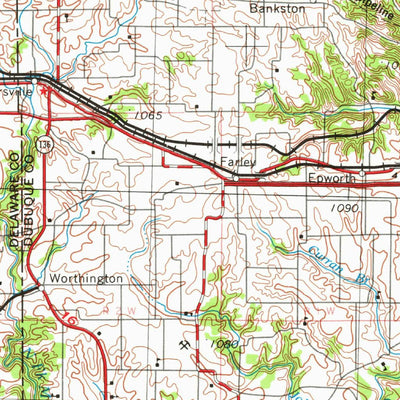 United States Geological Survey Dubuque, IA-WI-IL (1976, 250000-Scale) digital map