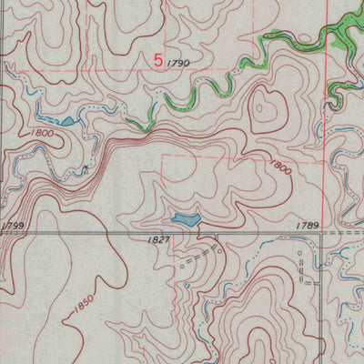 United States Geological Survey Dubuque, KS (1969, 24000-Scale) digital map