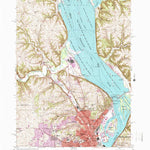 United States Geological Survey Dubuque North, IA-WI-IL (1956, 24000-Scale) digital map