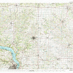 United States Geological Survey Dubuque North, IA-WI-IL (1984, 100000-Scale) digital map
