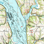 United States Geological Survey Dubuque North, IA-WI-IL (1984, 100000-Scale) digital map
