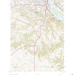 United States Geological Survey Dubuque South, IA (2022, 24000-Scale) digital map
