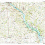 United States Geological Survey Dubuque South, IA-IL (1984, 100000-Scale) digital map