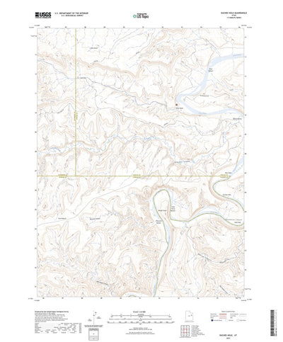 United States Geological Survey Duches Hole, UT (2023, 24000-Scale) digital map
