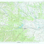 United States Geological Survey Duchesne, UT (1982, 100000-Scale) digital map