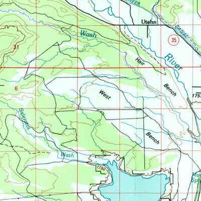 United States Geological Survey Duchesne, UT (1982, 100000-Scale) digital map