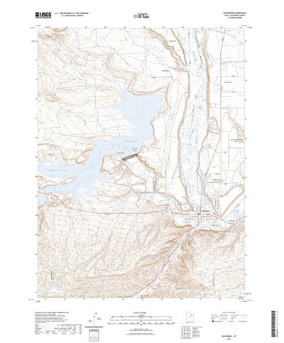 United States Geological Survey Duchesne, UT (2023, 24000-Scale) digital map
